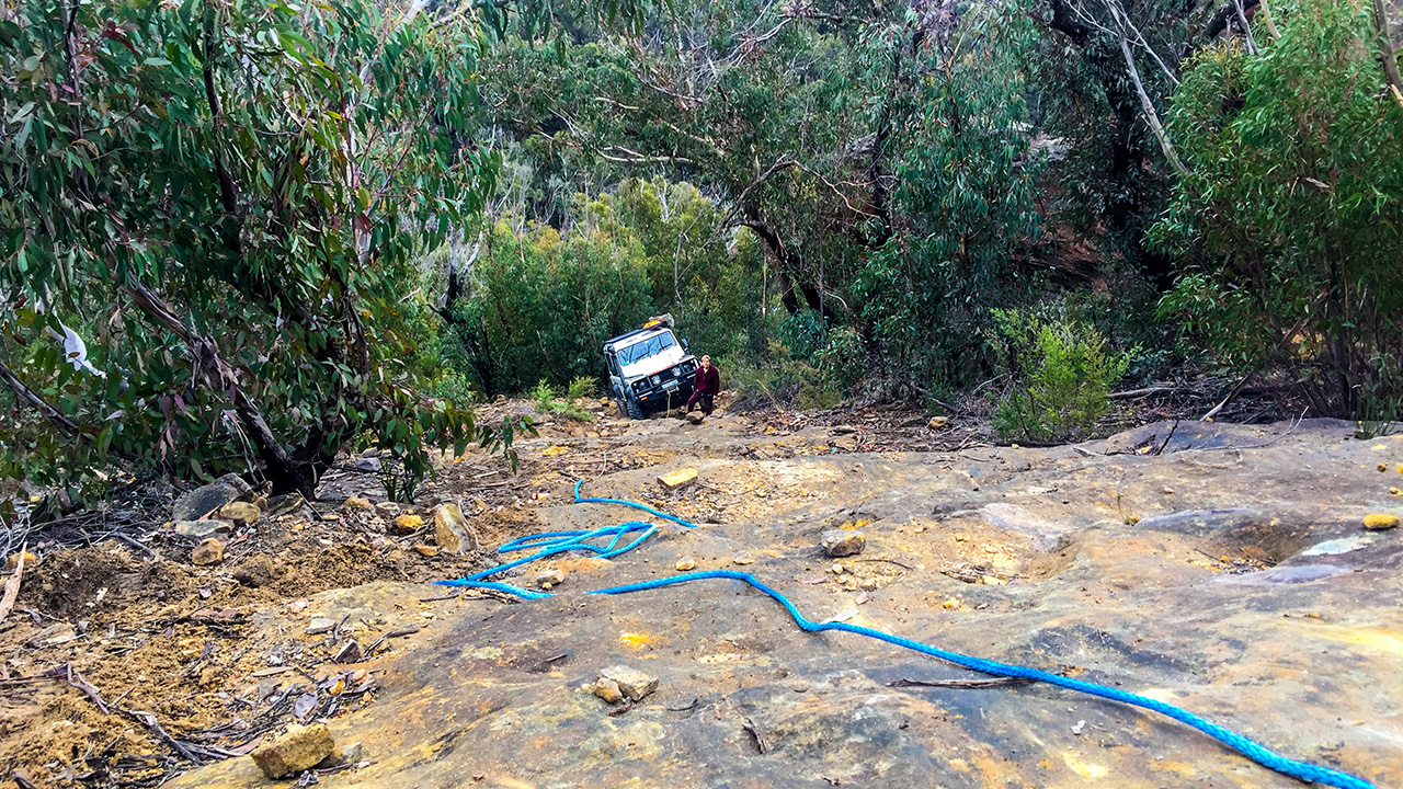 Joachims Defender 110 winching